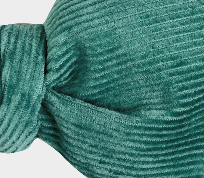 Cinabre Noeud Papillon Velours Vert D'Eau