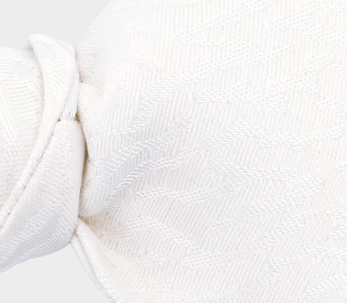 Cinabre Noeud Papillon Zébré Blanc