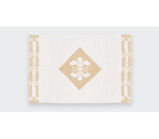 Cinabre Plaid Cité Bergère Beige