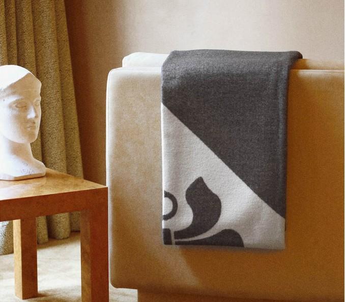 Cinabre Plaid Cité Bergère Gris