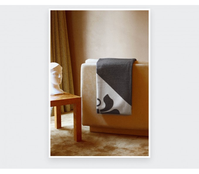 Cinabre Plaid Cité Bergère Gris