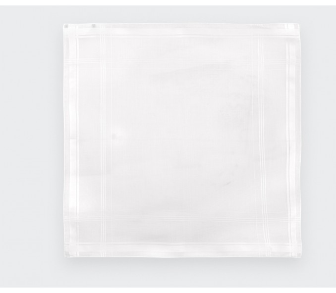 Cinabre Pochette Blanche Carreaux