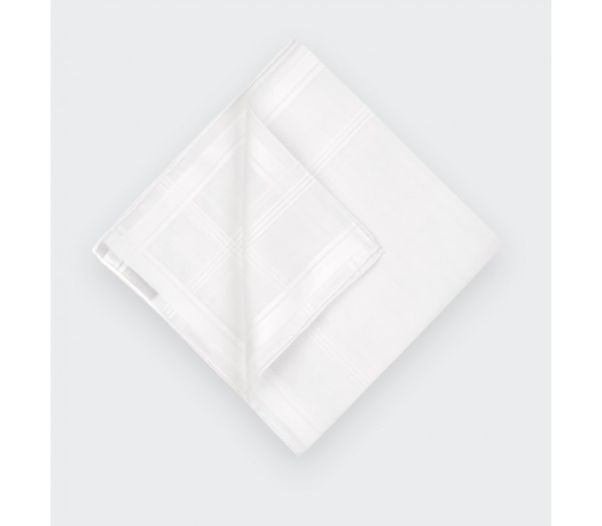 Cinabre Pochette Blanche Carreaux