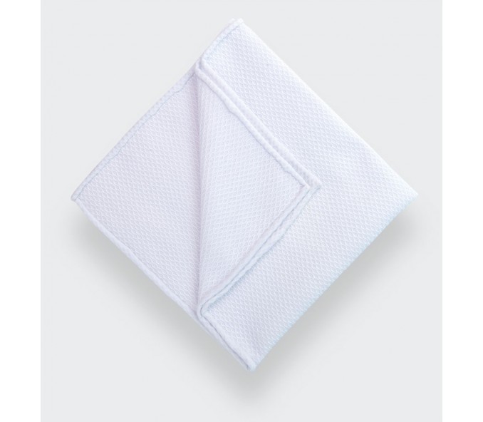 Cinabre Pochette Blanche Coton Piqué