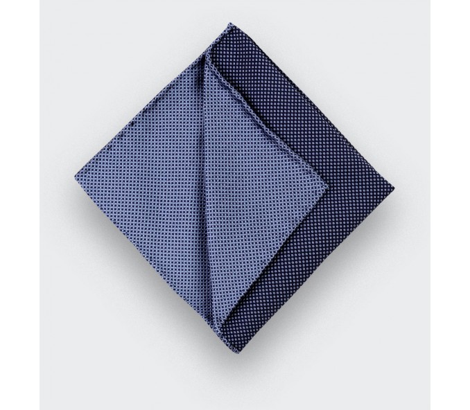 Cinabre Pochette Caviar Soie Bleu Ciel