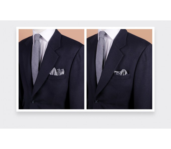 Cinabre Pochette Caviar Soie Noir Et Blanc