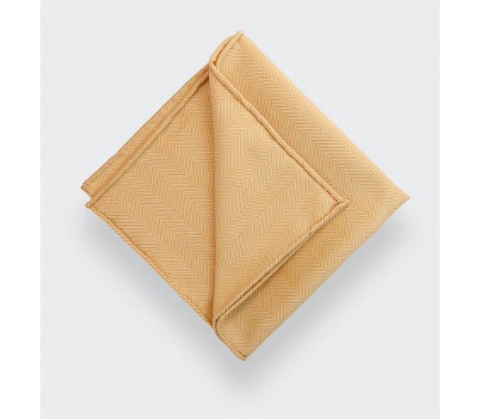 Cinabre Pochette Chevron Jaune