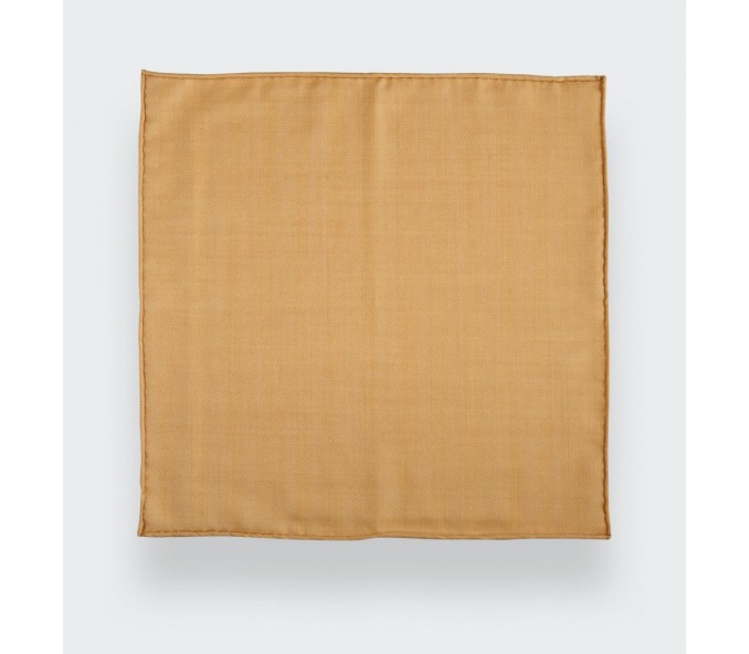 Cinabre Pochette Chevron Jaune