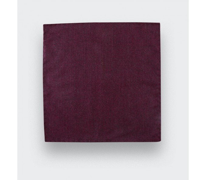 Cinabre Pochette Flanelle Bordeaux