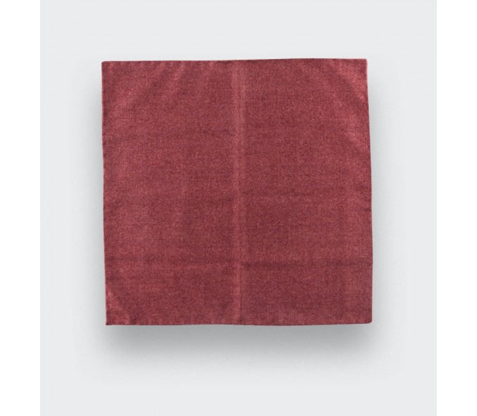 Cinabre Pochette Flanelle Rouge