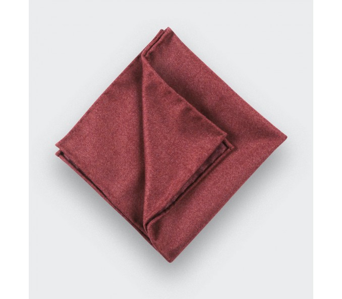Cinabre Pochette Flanelle Rouge