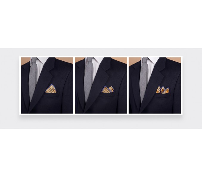 Cinabre Pochette Grand Pan Jaune