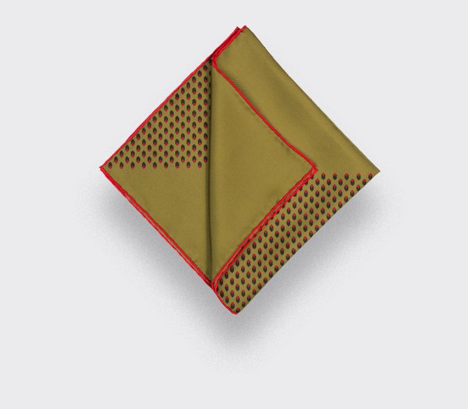 cinabre Pochette Grand Pan Moutarde