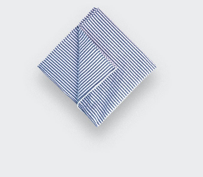 cinabre Pochette Seersucker