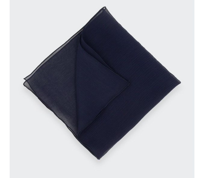 Cinabre Pochette Voile Bleu Marine