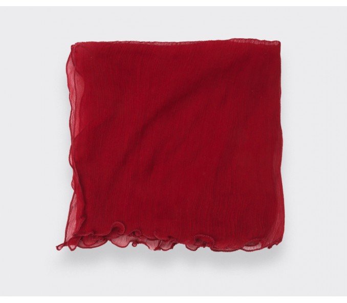 Cinabre Pochette Voile Bordeaux