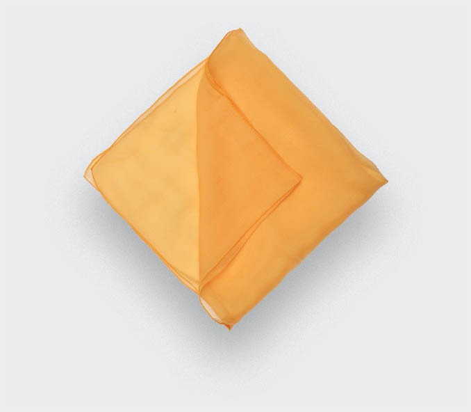 Cinabre Pochette Voile Jaune