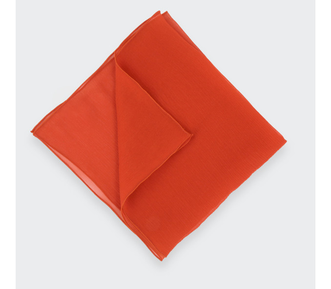 Cinabre Pochette Voile Orange