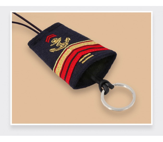 Cinabre Porte-clés Cloche - Troupe De Marine