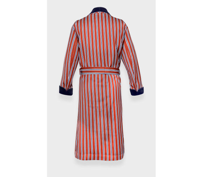 Cinabre Robe De Chambre Rayures Rouges