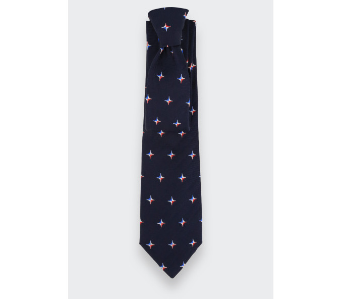 Cinabre Cravate America's Cup Team France - Rose Des Vents