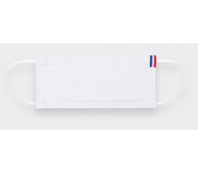 Cinabre Masque En Tissu Tricolore Bleu Blanc Rouge Lavable Catégorie 1 - Made In France