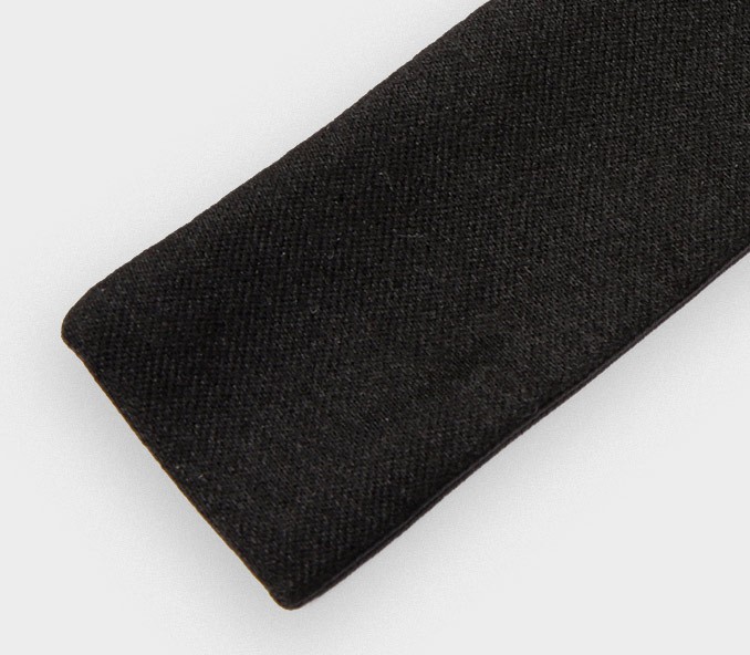 Cinabre Noeud Papillon A Nouer Satin Noir Ultra Slim