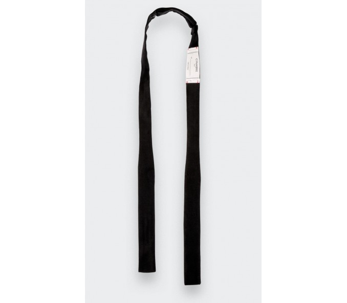 Cinabre Noeud Papillon A Nouer Satin Noir Ultra Slim