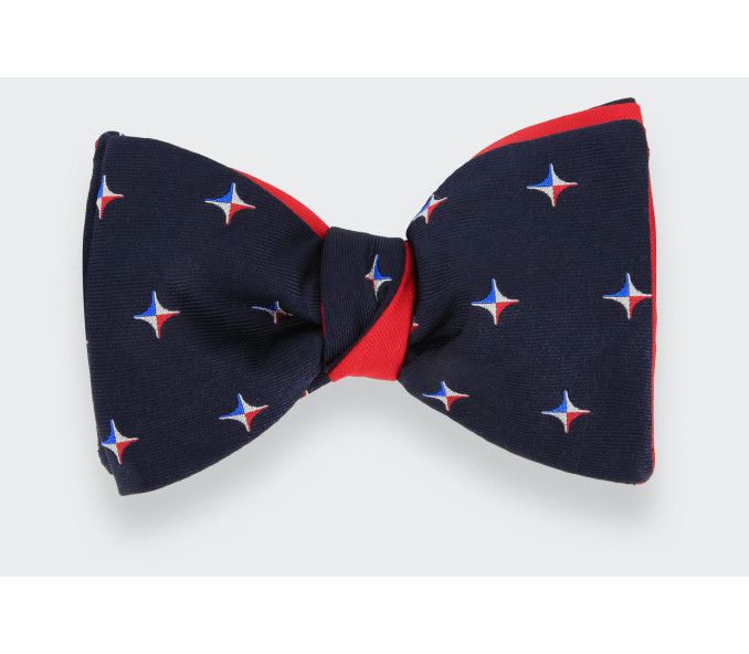 Cinabre Noeud Papillon America's Cup Team France - Rose Des Vents