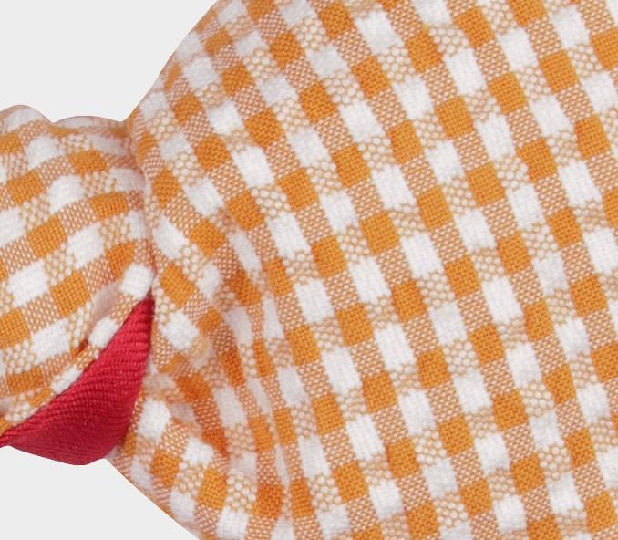 Cinabre Noeud Papillon Enfant Seersucker Vichy Jaune