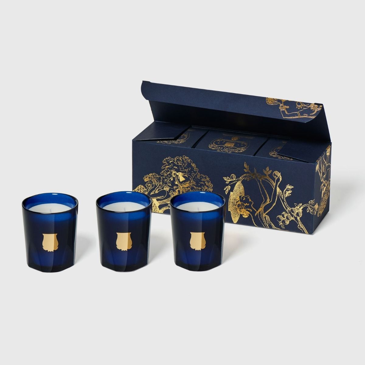 Cire Trudon Coffret De 3 Petites Bougies Belles Matières