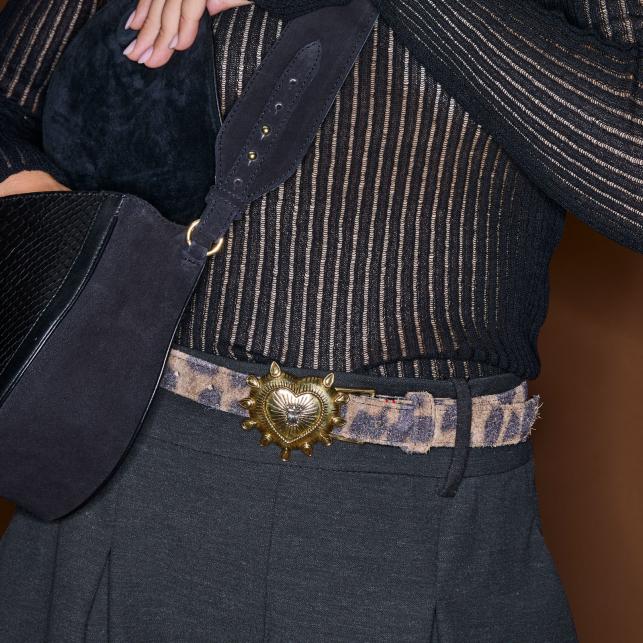 Claris Virot Baby Ceinture Cuir Leo Ex-Voto - Claris Virot