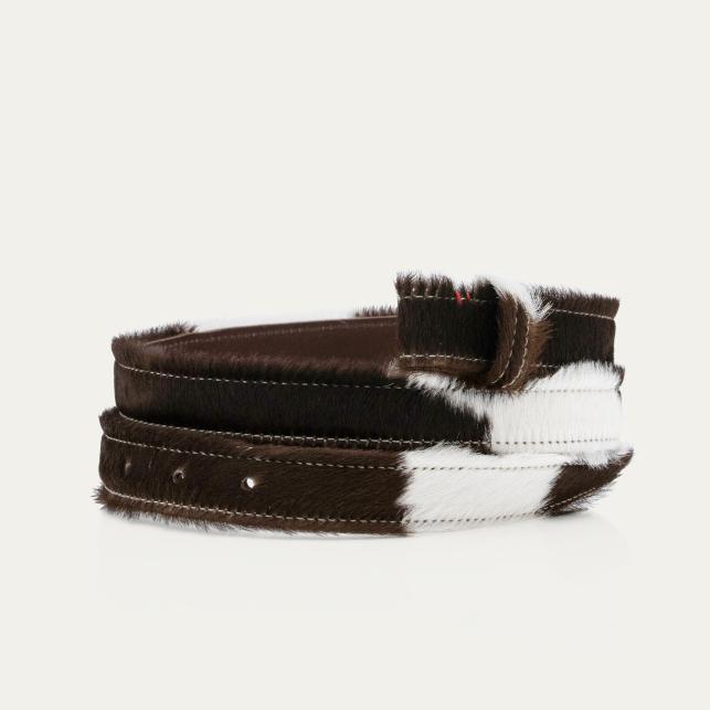 Claris Virot Baby Ceinture Cuir Rodeo Dallas Or Et Nacre
