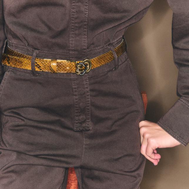 Claris Virot Baby Ceinture Python Ranch Noeud - Claris Virot