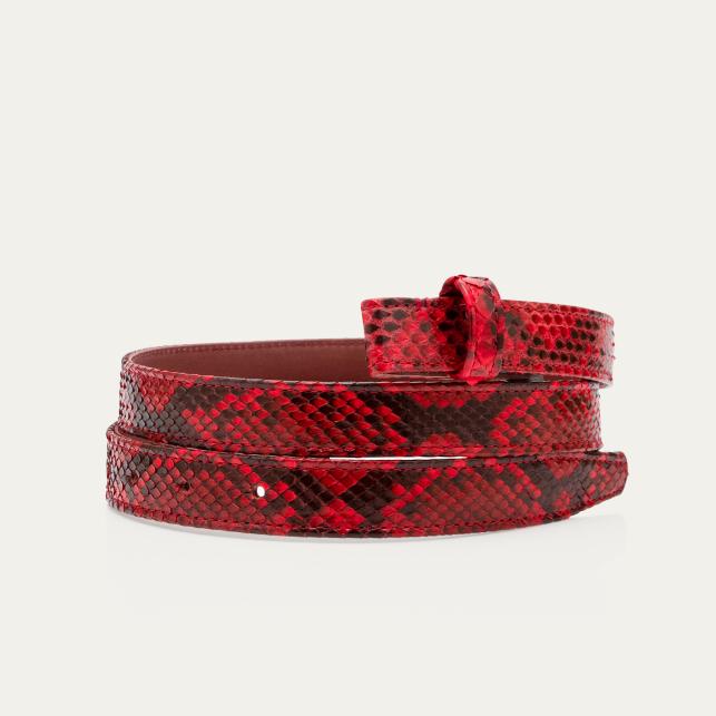 Claris Virot Baby Ceinture Python Rubis Ex-Voto - Claris Virot