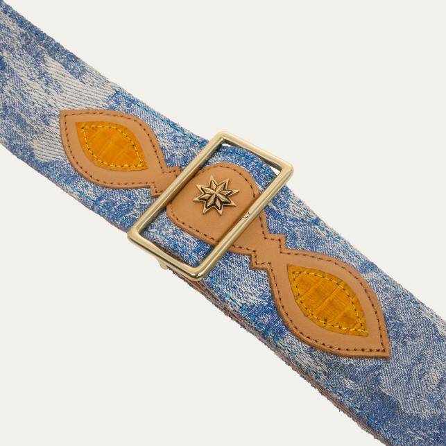 Claris Virot Bandoulière Patchwork Denim