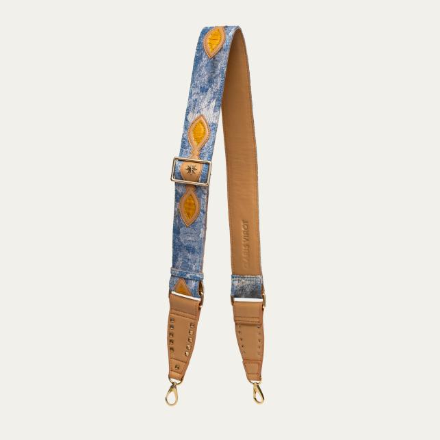 claris virot Bandoulière Patchwork Denim
