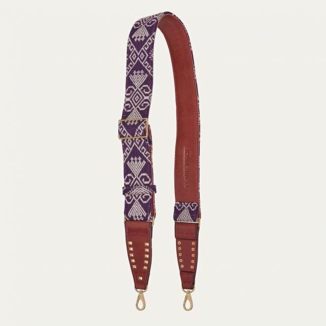 claris virot Bandoulière Sumba Bicolore