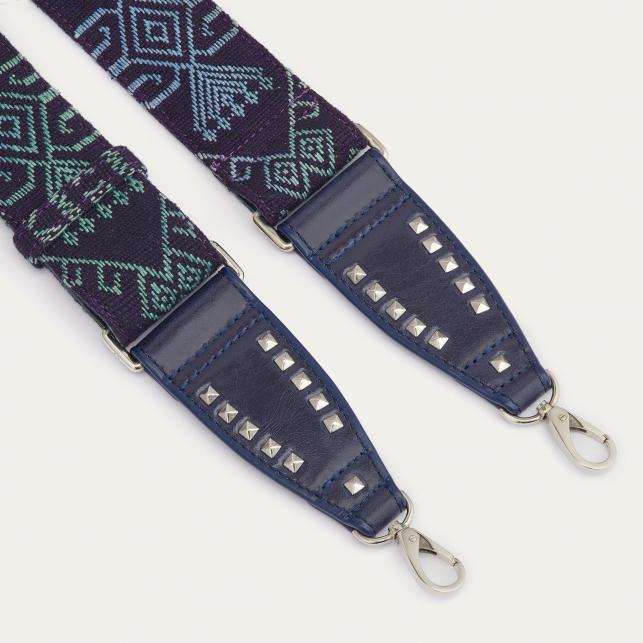 Claris Virot Bandoulière Timor Bleu