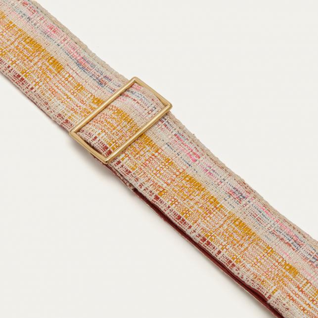 Claris Virot Bandoulière Tissu Shashiko