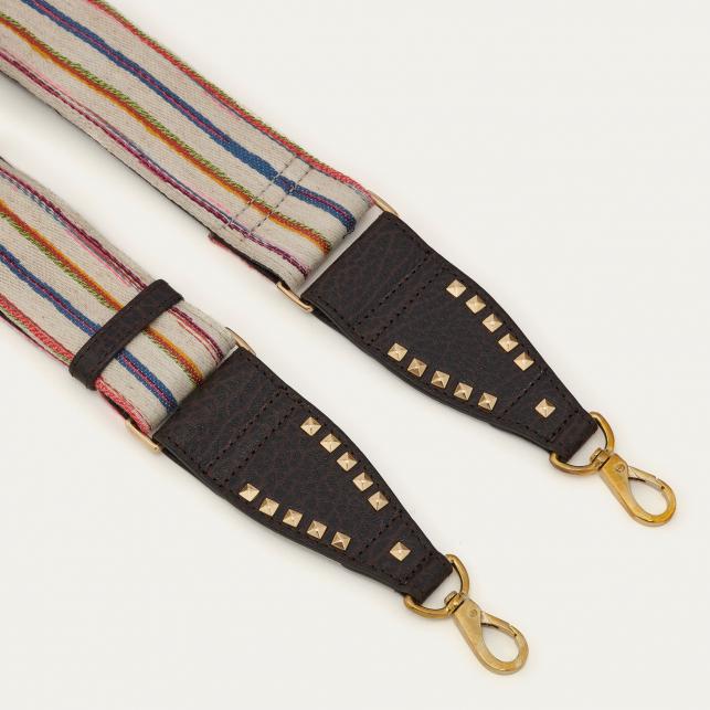 Claris Virot Bandoulière Tissu Tsumugi