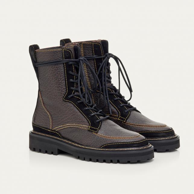 Claris Virot Bottines Chelsea Cuir Noa Shoyu