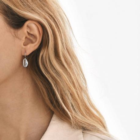 Claris Virot Boucle D Oreille Coquillage Argent