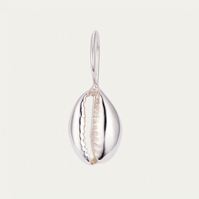 claris virot Boucle d oreille coquillage argent