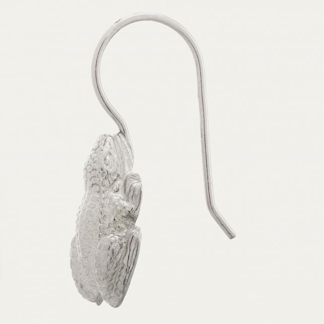 Claris Virot Boucle D Oreille Grenouille Argent