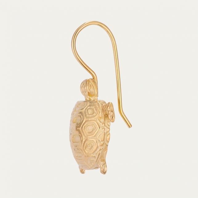 Claris Virot Boucle D Oreille Tortue Doré