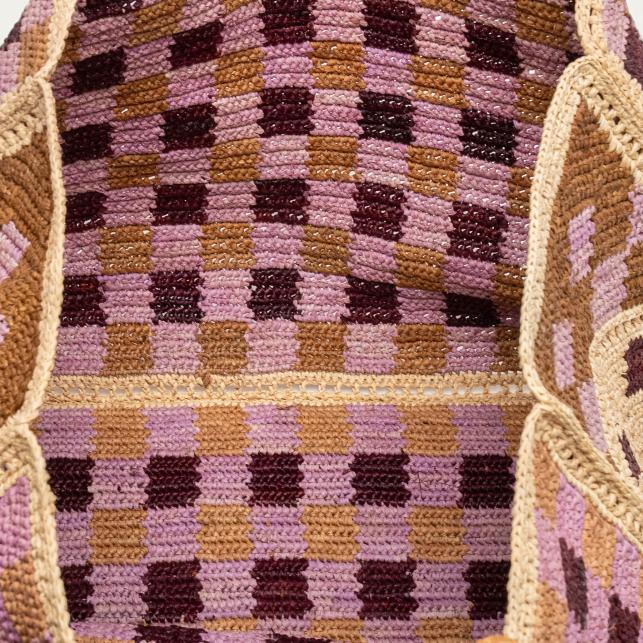 Claris Virot Cabas Crochet Rafia Archi