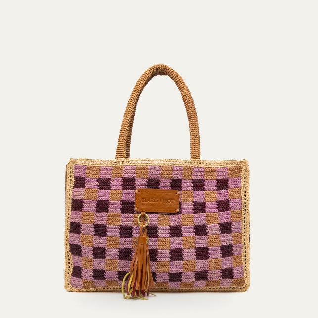 Claris Virot Cabas Crochet Rafia Archi