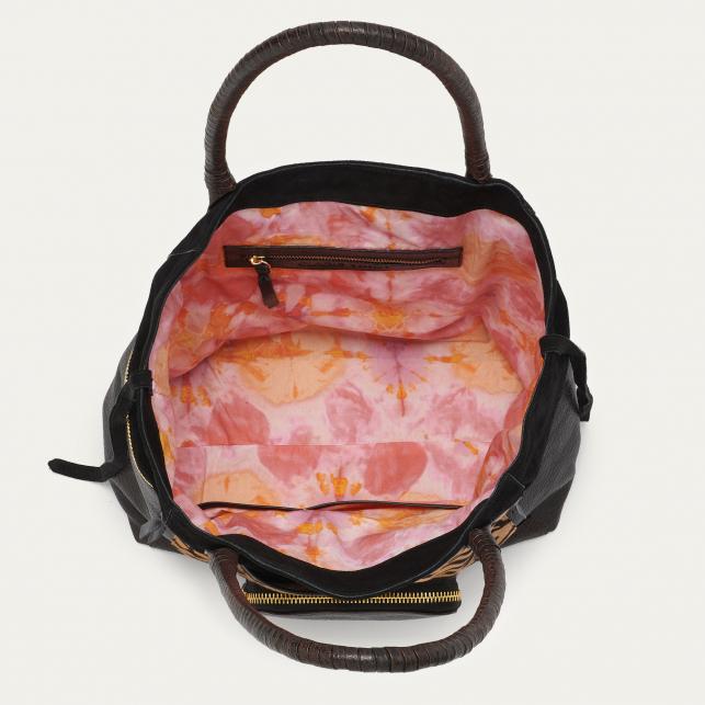 Claris Virot Cabas Cuir Hugo Tora Imprimé