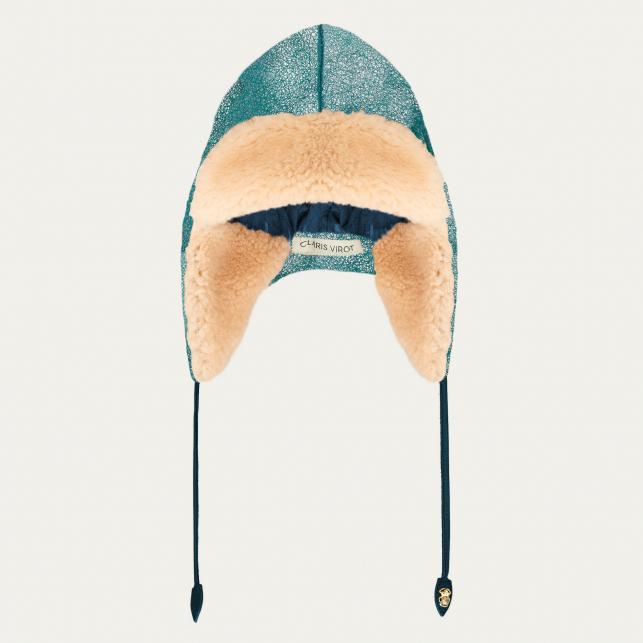 claris virot Ceinture Cuir Embossé Tressé Anko